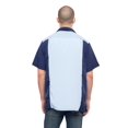 thumbnail image 4 of G-Style USA Men's Two Tone Retro Button Down Bowling Shirts, 4 of 5