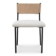 thumbnail image 7 of Moe's Home Collection Foley Dining Chair Fabric White, 7 of 7
