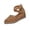 Brown, variant on Womens Sandals Wedge Closed Toe Thick Soled Elastic Ankle Straps Summer Casual Beach Shoes Versatile Lightweight Sandals