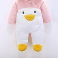 thumbnail image 5 of SDJMa Newborn Baby Snowsuit Onesie Winter Coat Warm Cute Cartoon Animal Footie Romper for Infant Girls Boys, 5 of 5