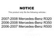 thumbnail image 2 of Transit Auto Kit de Suspension Roulement avant Roulement Rotule Inférieure et Barre Stabilisatrice pour Voiture Mercedes-Benz ML350 ML320 R350 ML550 ML500 R500 243mm Longueur Totale K7T-102451, 2 of 10
