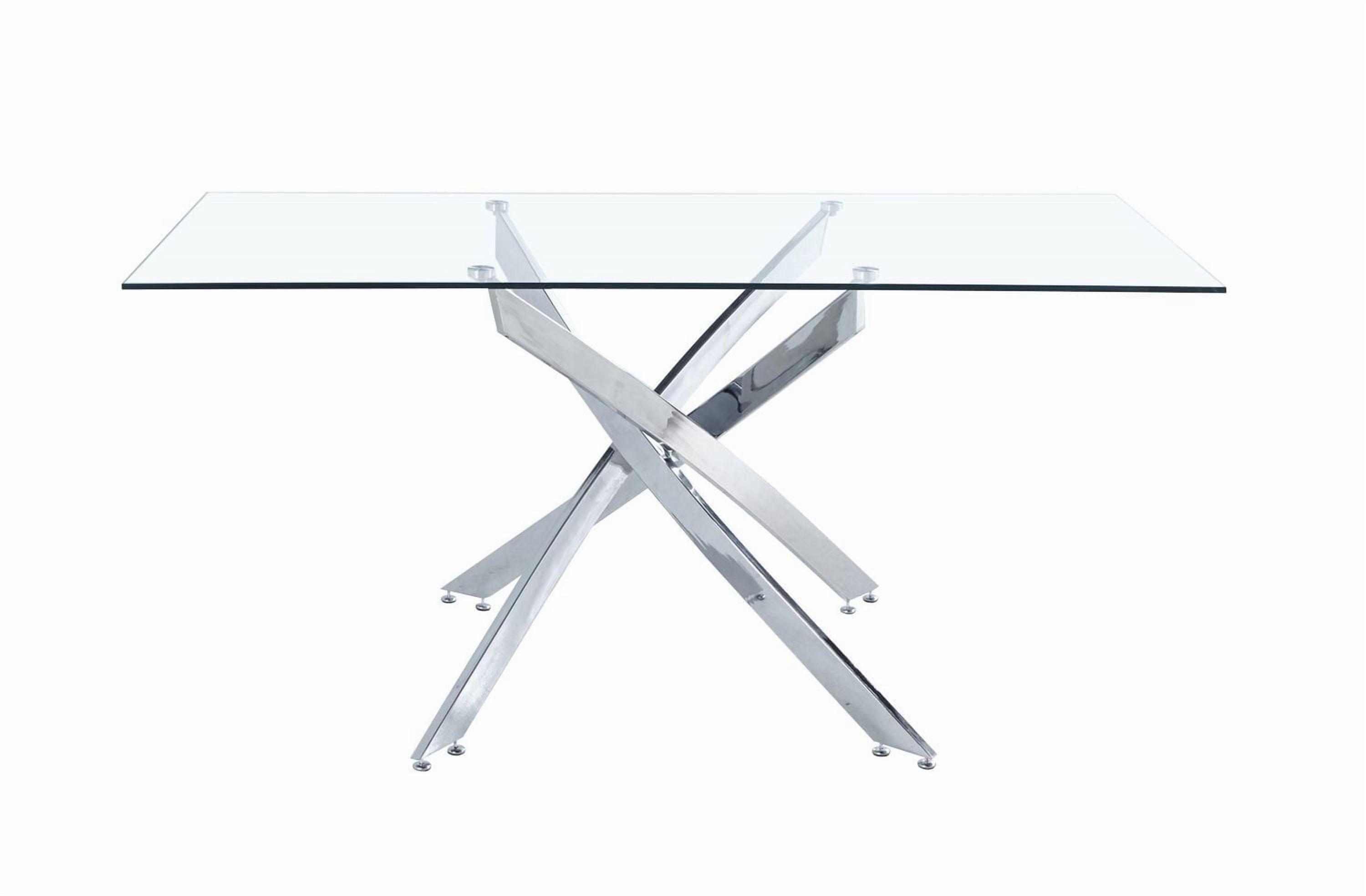 Heavenly Collection Rectangle Dining Table, Tempered Glass Dining Table, Star Glass Dining Table, Dining Table, Cross Dining Table, Modern Dining Table