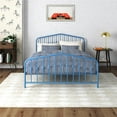 thumbnail image 4 of Novogratz Bushwick Metal Bed, Queen, Sea Blue, 4 of 20