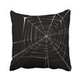thumbnail image 1 of ABPHQTO Black Halloween Spider White Horror Line Insect Mesh Silhouette Dark Graphic Funda de almohada Throw Pillow Cover 50x50 cm, 1 of 1