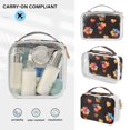 thumbnail image 5 of Hearts Or Balloon Clear Cosmetic Bags with Handles PVC Toiletry Bags Zipper Waterproof Portable for Traveling 2 Pcs, 5 of 7