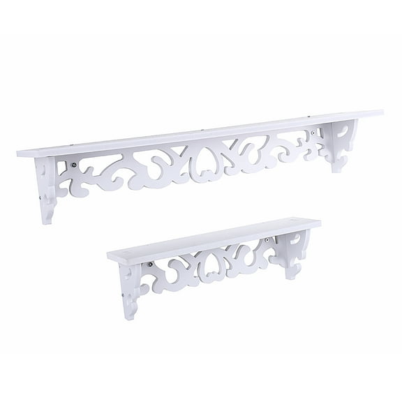 Carved Floating Shelf Wall Mounted Shelf for Study Room for Living Room