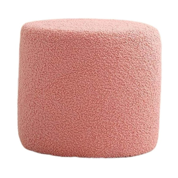 Foot Rest Stool Stylish Ottoman Footstools Ottomans for Home Bedside Doorway Pink