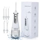 thumbnail image 1 of Irrigador dental eléctrico de 3 velocidades, dispositivo de limpieza bucal, hilo dental, limpiador de dientes portátil para el hogar, limpiador de dientes (blanco), 1 of 5