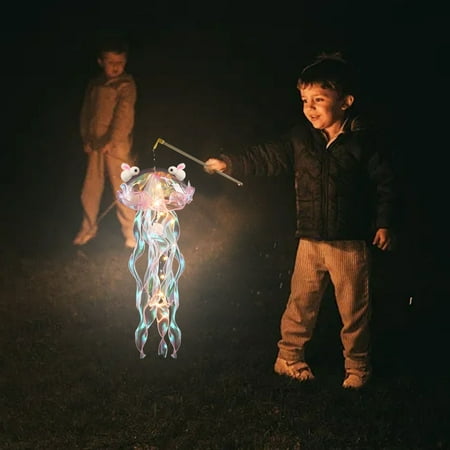 

LED Jellyfishh Lamp Nightlight Handmade Portable Atmosphere Decorative Lamp Party Decorative Lamps Kids Gift For Birthday Bunny Decoration Home Appliances