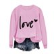 thumbnail image 1 of Penkiiy Día de San Valentín Sudadera para Mujer Lindo Amor Camisetas Corazón Casual de manga larga Camiseta de San Valentín Ropa Tops XS Rosa, 1 of 4