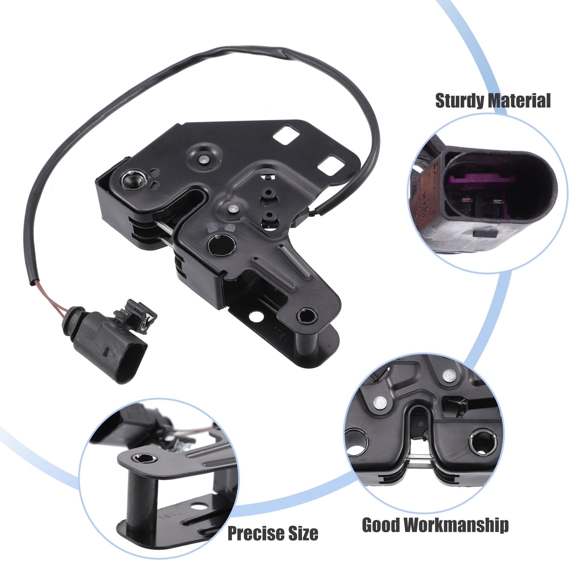 Unique Bargains Car Hood Latch Lock Assembly Replacement for Audi A4 S4 RS4