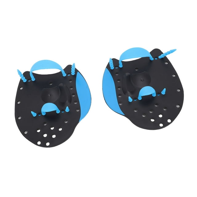 Swim Hand Paddles Silicone Adjustable Hand Fin Flipper Swimming Aid for Teens Adults