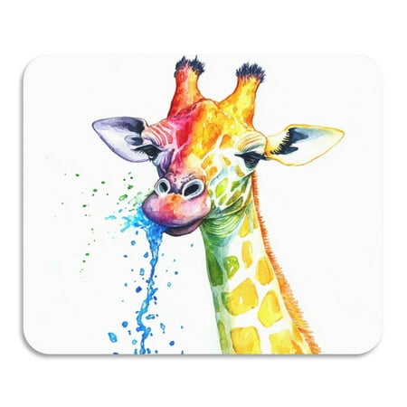 

Diatom Mud Drain Pad 19.7x15.7 Inch Dish Drying Mats Magical Mat Magic Mat Kitchen Drain Mat Coffee Drain Mat Table Drain Mat Rainbow Pretty Giraffe