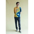 thumbnail image 2 of Ragstock Blue & Gold Yin Yang Tie Dye T-Shirt, 2 of 4
