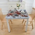 thumbnail image 3 of nygtbtfer Tablecloth, Fitted Table Cover with Elastic for Tables, Pastoral Botanical Summer Flowers Table Cloth Outdoor Dinning Party Tablecloths, 3 of 7