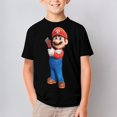 thumbnail image 6 of Super Mario T-Shirts for Boys Girls, Kids 3D Print Short Sleeve, Unisex Crew Neck Tee Shirts for Youth, 6 of 9