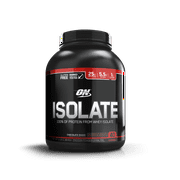 Optimum Nutrition Isolate Whey Protein Powder, Chocolate Shake, 25g Protein, 3 Lb