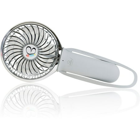 Buggygear? 3 Speed USB Rechargeable Buggy "Turbo" Fan, Gray/Chrome