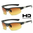thumbnail image 2 of Sport Wrap Hd Night Driving Vision Sunglasses Yellow High Definition Glasse, 2 of 5