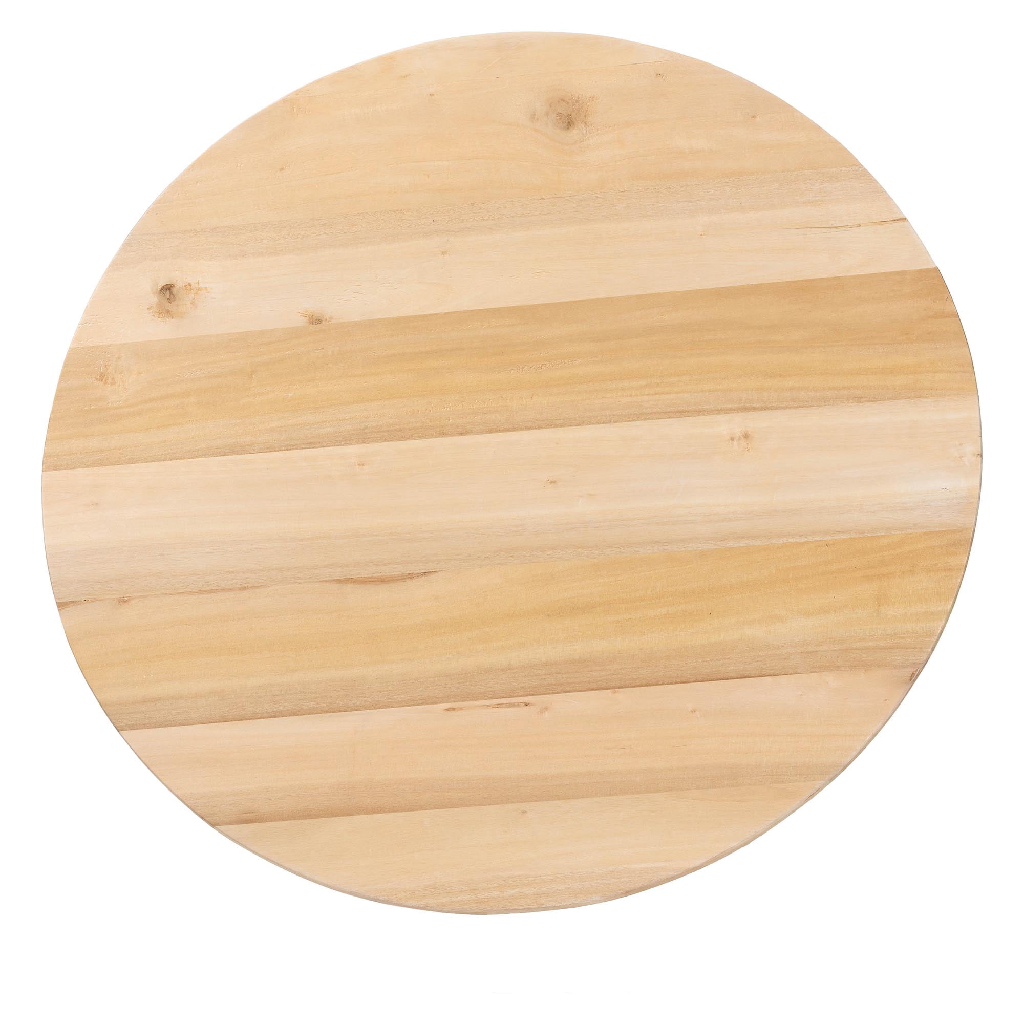 bali & pari Caribic Modern Coffee Table, Natural Brown