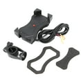 thumbnail image 2 of Soporte para teléfono de motocicleta, soporte para teléfono de 12 V, soporte para teléfono, soporte para teléfono USB, eficiencia óptima, 2 of 9