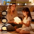thumbnail image 5 of Sleepy Snoring Bear Night Light, Cute Bear Night Light with Snoring Sound Effect, Touch Control & Timer, Brightness & Volume Adjustable, Suitable for Breastfeeding Sleep for Kids Adults, 5 of 8