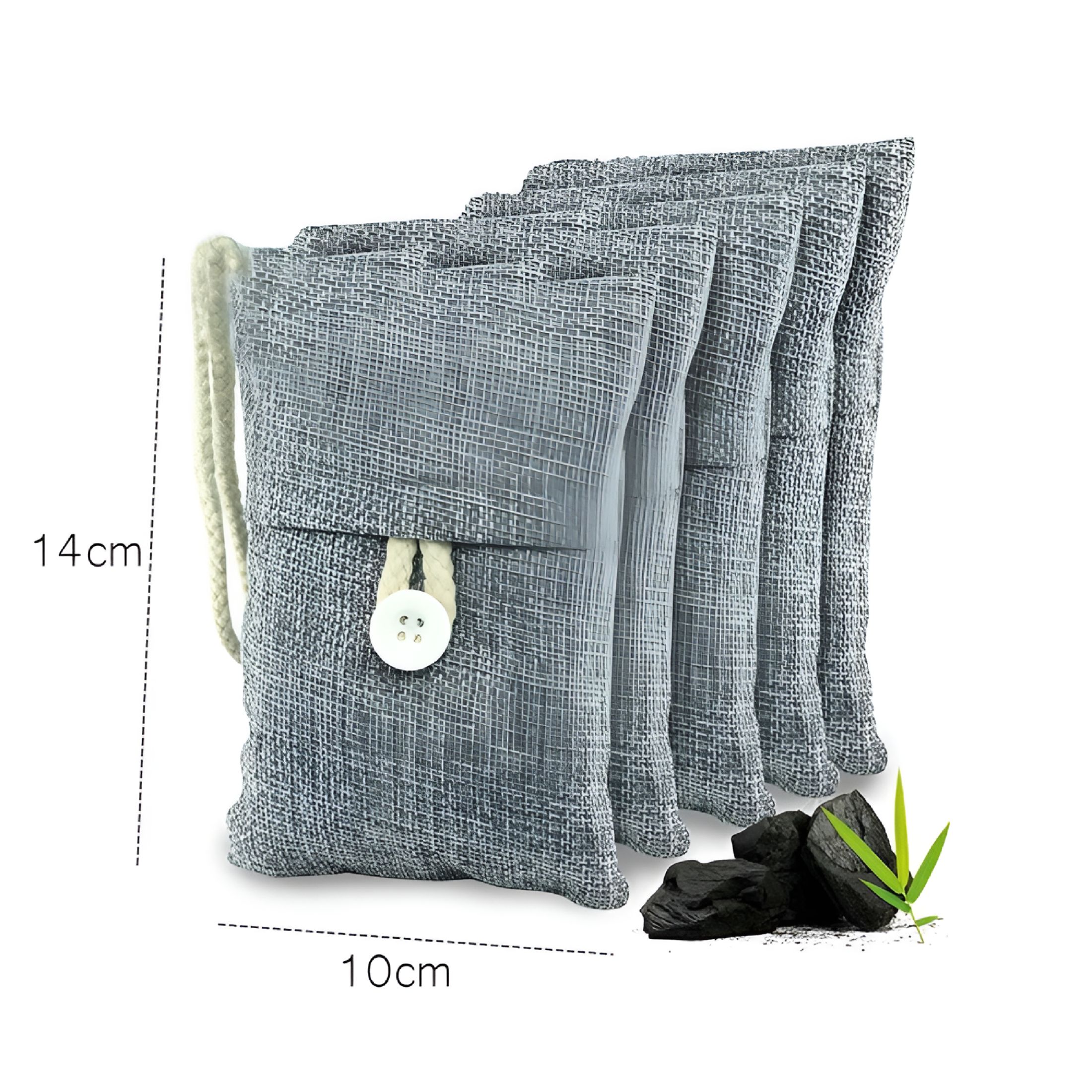 QARUN 2026 New Natural Dehumidifier Bag,Anti-Mold Air Purifier,Deodorizer for Linen,Activated Carbon Moisture Absorber for Car,Shoes,Drawers,Odor Absorber for Home, Closet, Bathroom, Gym