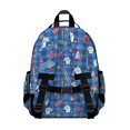 thumbnail image 3 of Police and Fire Red Pattern Backpack for School, Cute School Bag with Adjustable Shoulder Straps and Padded Back, 15.25"x11.5"x5.25", 3 of 5