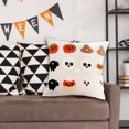 thumbnail image 5 of Embroidered Home Halloween Pumpkin Bat Cushion Back Cushion Pillowcase, 5 of 5