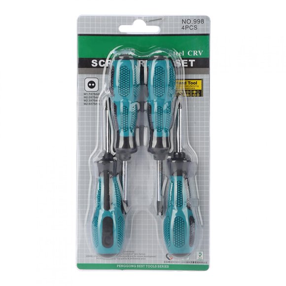 Noref 4pcs U Fork Type Magnetic Screw Driver CRV Multifunctional Hand Tool Screwdriver Set,U Fork Bits Screwdriver,U Screwdriver