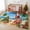 Blue, variant on Area Rug 2 x 3 Ft, Coastal Christmas Tree Indoor Accent Bathroom Rugs for Kitchen/Laundry Room, Beach Snowman Starfish Xmas Washable Non-Slip Runner Floor Mat for Entryway, Living Room
