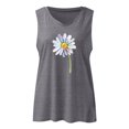 thumbnail image 3 of Womens Printed Sleeveless Casual V-Neck Tank Top, 3 of 3