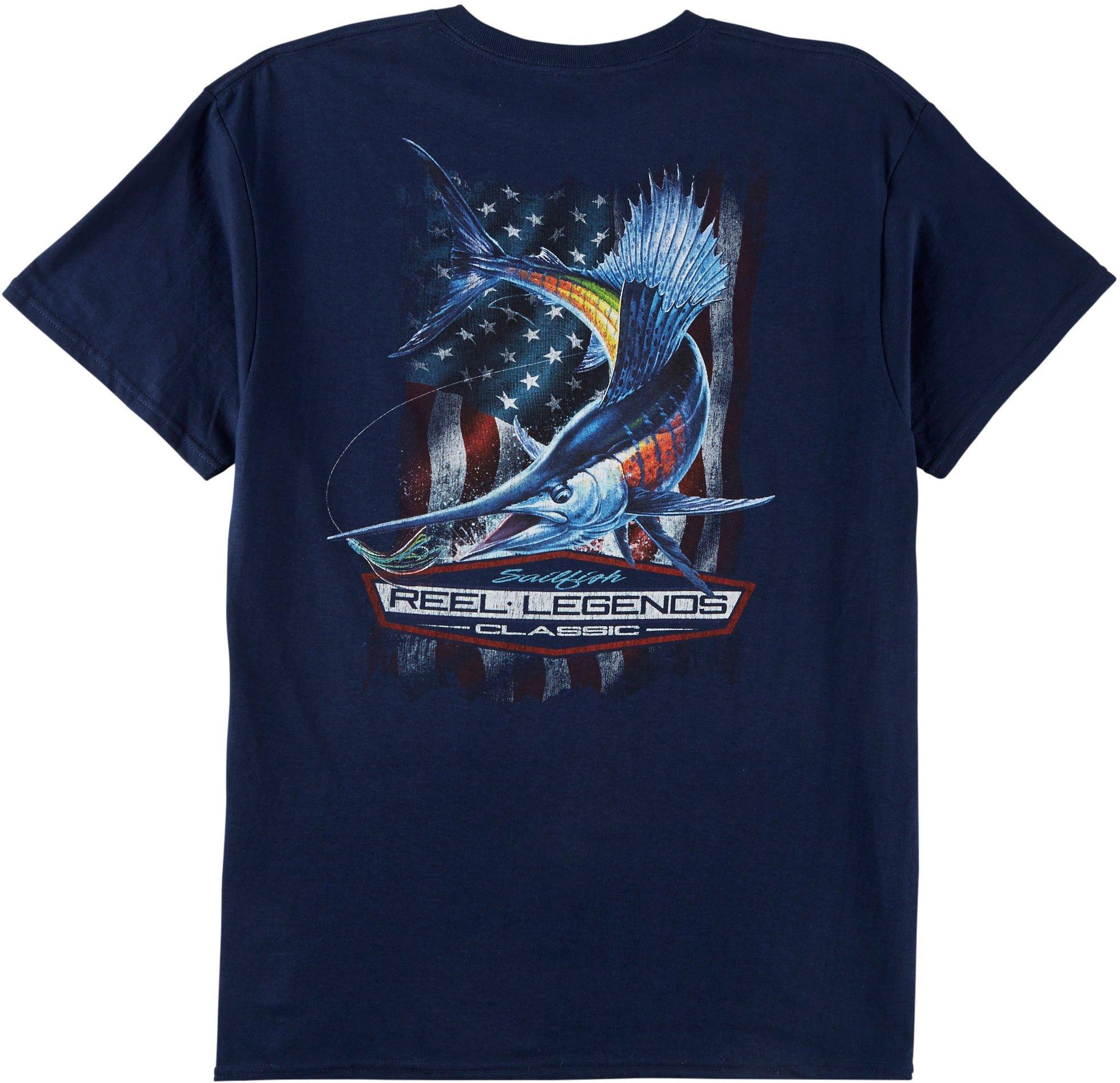 Reel Legends Reel Legends Mens Sailfish Classic TShirt