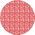 thumbnail image 1 of Ahgly Company Machine Washable Indoor Round Transitional Light Coral Pink Area Rugs, 4' Round, 1 of 7