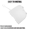 thumbnail image 5 of Front Right Car Bumper Tow Hook Cover Towing Eye Cap Fit for Mercedes-Benz GLA 45 White, 5 of 6