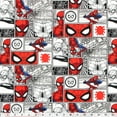 thumbnail image 3 of Carrés de tissu pré-coupé Fat Quarter de Fabric Creations Spiderman, 3 of 6