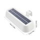 thumbnail image 3 of Lámpara Solar Exterior para Jardín | Aplique de Pared con Control Por Voz | Iluminación Doméstica Impermeable | Farola Led Superbrillante | Material Abs | Blanco | 18 X 7 X 4 Cm | Resistente Al Agua, 3 of 7