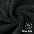 thumbnail image 3 of Simmore Pack of 4 Bath Towels 27 x 55 Inches, 100% Cotton, Quicker to Dry, Lightweight and Absorbent, Perfect for Bathroom, Black, 3 of 7