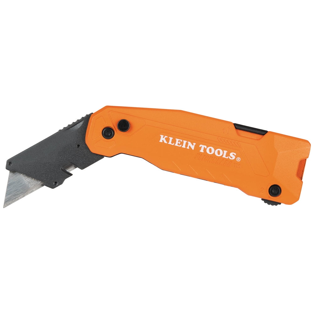 Klein Tools 44306 FLICKBLADE 2-in-1 Utility Knife & Scraper with Blade