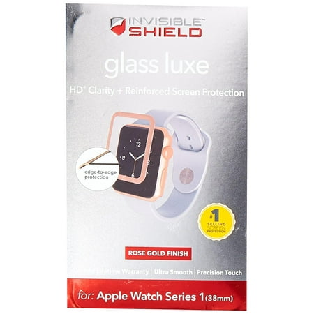 - InvisibleShield Luxe Screen Protector for Apple Watch Series 1 (42mm) - Rose Gold