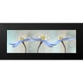 thumbnail image 2 of Westum, Heidi 14x7 Black Modern Framed Museum Art Print Titled - Dancing anemones, 2 of 5