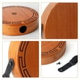 thumbnail image 3 of Instrument de Percussion, Tambour en Bois à Main Plat 2 Tons avec Tambour Réglable, 3 of 6