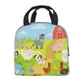 thumbnail image 3 of Kuqiui Farm Animals 3 Print Lunch Bag Lunch Box for Women & Men,Large Capacity Insulated Lunch Bag for Adult,Leakproof Reusable Lunch Tote Bags for Work/Office/Travel/Picnic, 3 of 8
