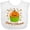 AA-White, variant on Inktastic Happy Halloween- Cute Pumpkin Cupcake Boys or Girls Baby Bib