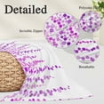 thumbnail image 3 of Purple Body Pillow Covers 20"x60", Polka Dots Watercolor Abstract Art Soft Brushed Microfiber Breathable Throw Pillow Covers, Pillowcase with Zipper for Couch Sofa Bedroom Living Room, 3 of 9