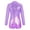 Purple, variant on iiniim Girls Sparkling Metallic Leotards Gymnastics Ballet Jazz Latin Dance Jumpsuit Silver 6