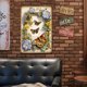 thumbnail image 5 of Placa Metal Vintage Insecto Pintura Hierro Rectangular Arte Pared 40x30cm, 5 of 9