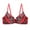 Red, variant on Women Lace Bras Underwire Push Up Mesh Comfortable Everyday Wear Polyester Plus Size 36 38 40 42 B C D Cup Multi Color Options