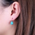 thumbnail image 3 of Limerencia Hypoallergenic Titanium Jewelry Water Drops Cubic Zirconia/Opal Earrings for Sensitive Ears Women, 3 of 6