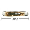 thumbnail image 2 of Peach Seed Jig Amber Bone Mini Trapper 00013, 2 of 5